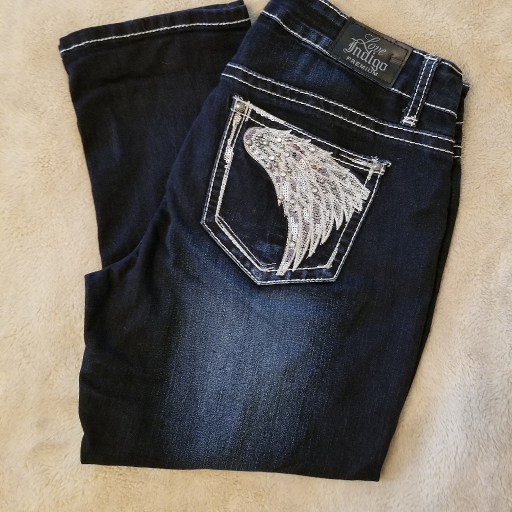 LOVE INDIGO CAPRIS